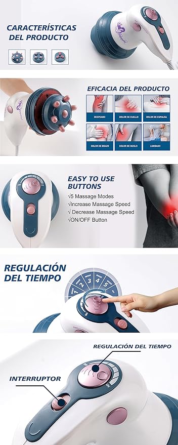 Masajeador Corporal Con Infrarrojo Electrónico