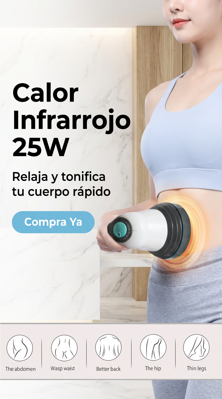 Masajeador Corporal Con Infrarrojo Electrónico