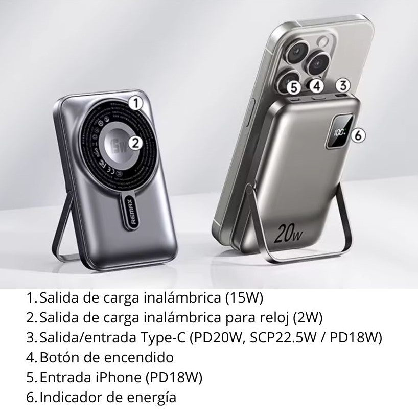 INCREIBLE EL MEJOR POWERBANK MAGNETICO
